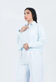 شومیز ینزی گره ای کد 10477 - تصویر 3