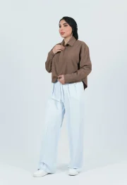 شومیز ینزی گره ای کد 10477 - تصویر 7