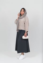 شوميز راه راه گلدار پاگون دار  جنس نخ درجه ١ - تصویر 3